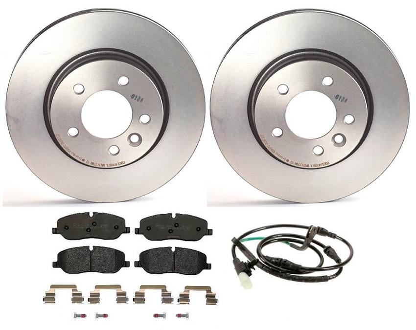 Brembo Brake Pads and Rotors Kit - Front (317mm) (Low-Met)